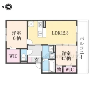 セレスト【2階】の間取り