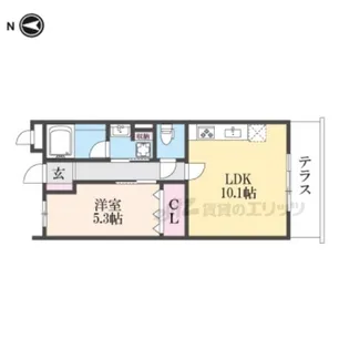 「シュピア・メゾン油小路」【4階】の間取り