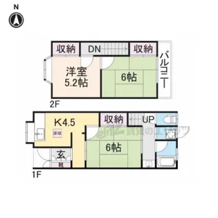 今村住宅【北3号室】の間取り