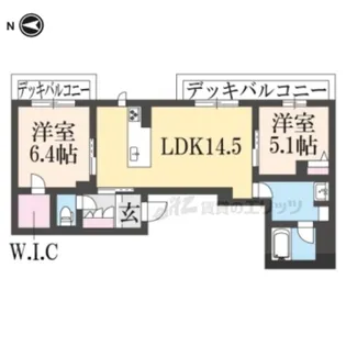 サクラ・メゾン西大寺【302号室】の間取り