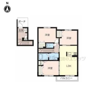 サン・クレールA【2階】の間取り