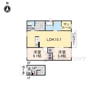 LIVRE ?【203号室】の間取り