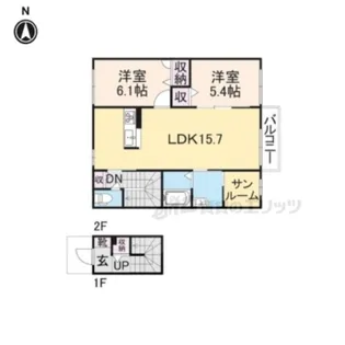 LIVRE ?【2階】の間取り