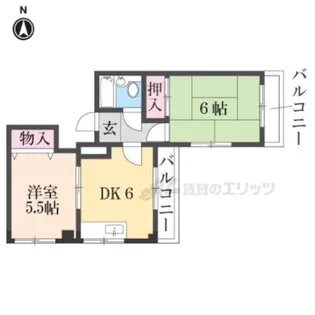 信永ビル【401号室】の間取り