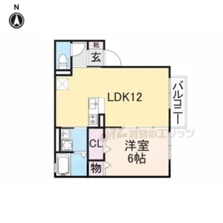 コージーコート八木 D棟【1階】の間取り