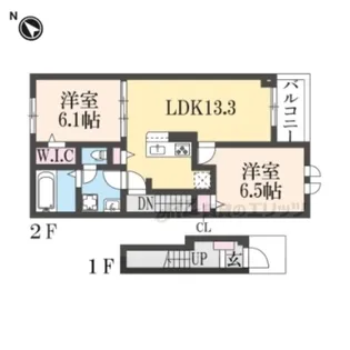 マーベラス フチガキ?【2階】の間取り