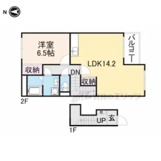 シャトーヒルズ【2階】の間取り