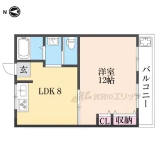 レオハイム津田1【3階】の間取り