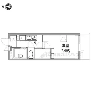 レオパレスペニーレーン【104号室】の間取り