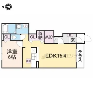 ハイグレース【1階】の間取り