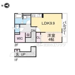 サニーヒルズ山?新町【2階】の間取り