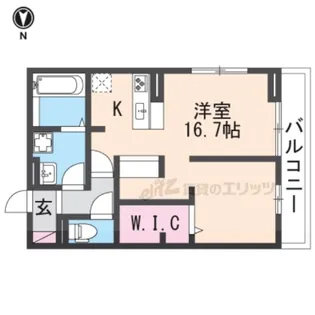 プレミール雅【1階】の間取り