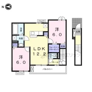 アンジュヴェール?【203号室】の間取り