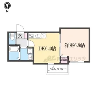 フォルトゥーナ打出浜【308号室】の間取り