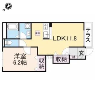 グリーンステージ【1階】の間取り