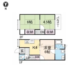京都府京都市西京区上桂森上町【一戸建】の間取り