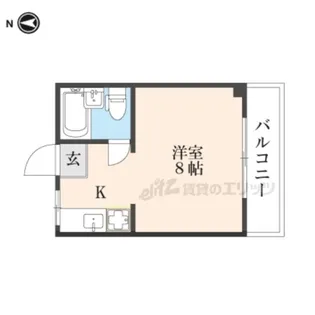 ハイツ福【2階】の間取り