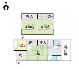 平和ハイツ【K号室】の間取り