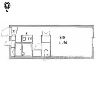 レオパレス大陽参番館【106号室】の間取り