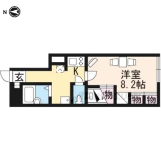 レオパレスセドナ【1階】の間取り