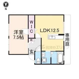 ロイヤルアーバン【1階】の間取り