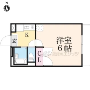 レオパレスルピナス・?【106号室】の間取り