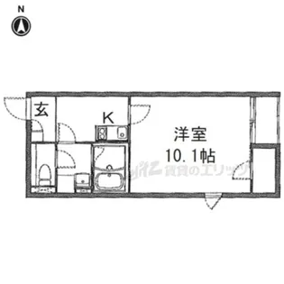 レオネクストプランドール【201号室】の間取り