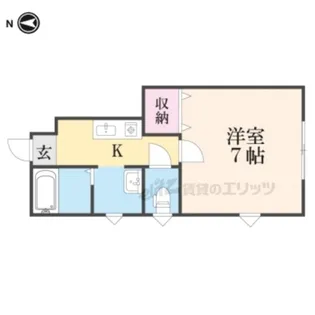 Mr.6【102号室】の間取り