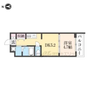 ファステート京都西KIWAMI【3階】の間取り