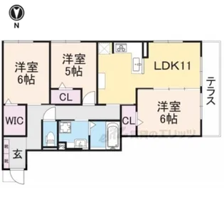 グラン シャリオ【103号室】の間取り