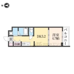 ファステート京都西KIWAMI【3階】の間取り
