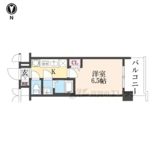 プレサンスTHE KYOTO新町通【2階】の間取り