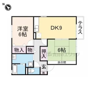 グリーンコート ?【102号室】の間取り