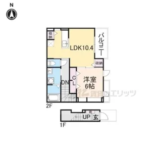 クレールコート【2階】の間取り
