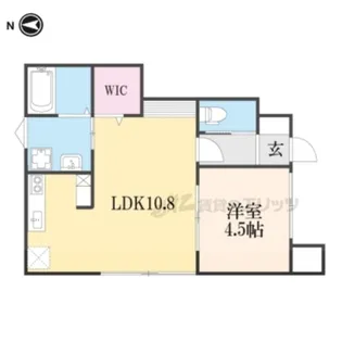 イシベセントラル【103号室】の間取り