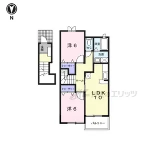 グランラシーヌ?【202号室】の間取り