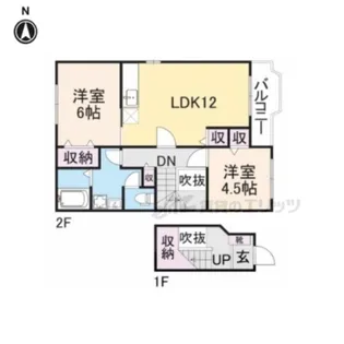 サンパティーク【2階】の間取り