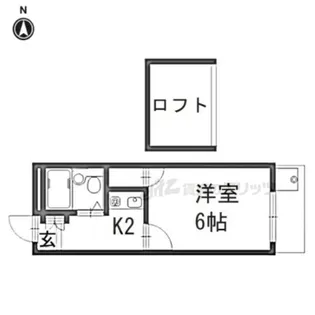 大和高田第17マンション【103号室】の間取り