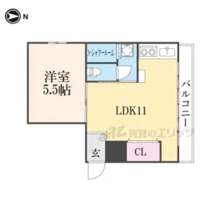 リベラル都丘【5階】の間取り