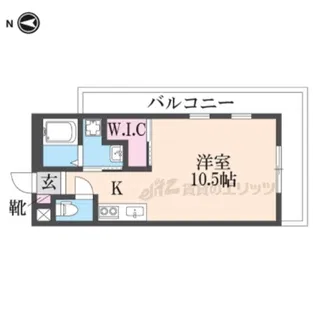 結充Immeuble B館【306B号室】の間取り