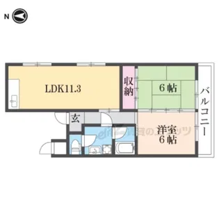 増田マンション【3階】の間取り