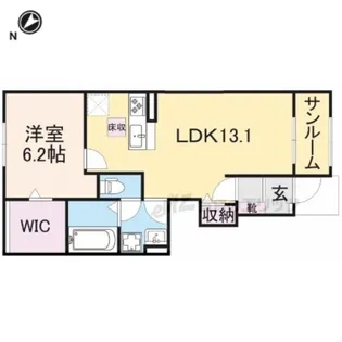 シエーネ【1階】の間取り