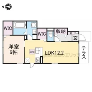 アプローズ明晴?【101号室】の間取り