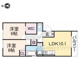 Mon Reve【2階】の間取り