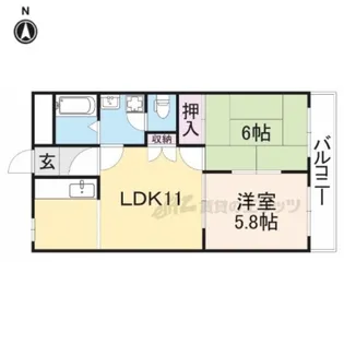 エメリーパレス【102号室】の間取り