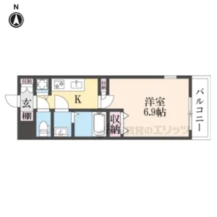 シルス藤森【2階】の間取り