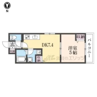 シルス藤森【402号室】の間取り