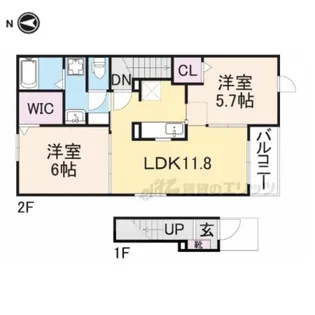 マーベラス【2階】の間取り