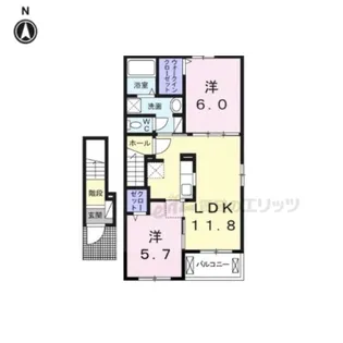 マーベラス【2階】の間取り