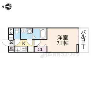 ラ・ステラ学園前【2階】の間取り